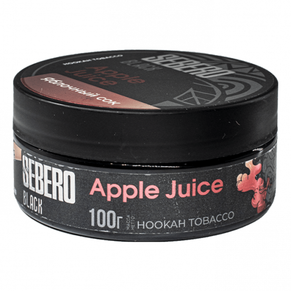 Табак Sebero Black - Apple Juice (Яблочный Сок, 100 грамм) купить в Волгограде