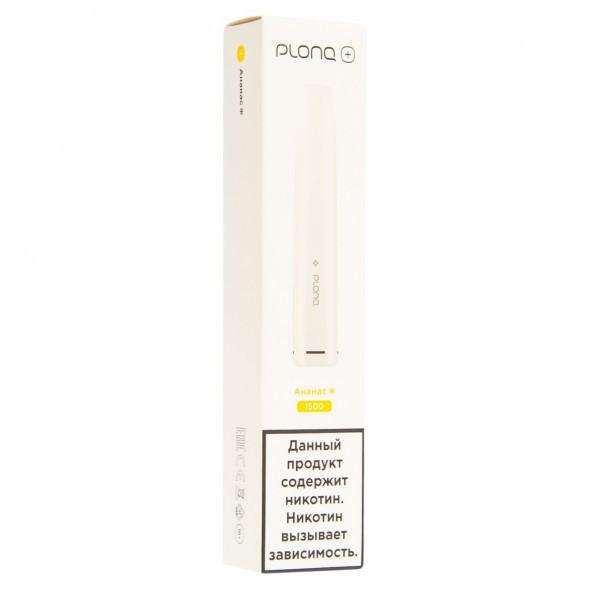 PLONQ PLUS - Ананас (1500 затяжек) купить в Волгограде