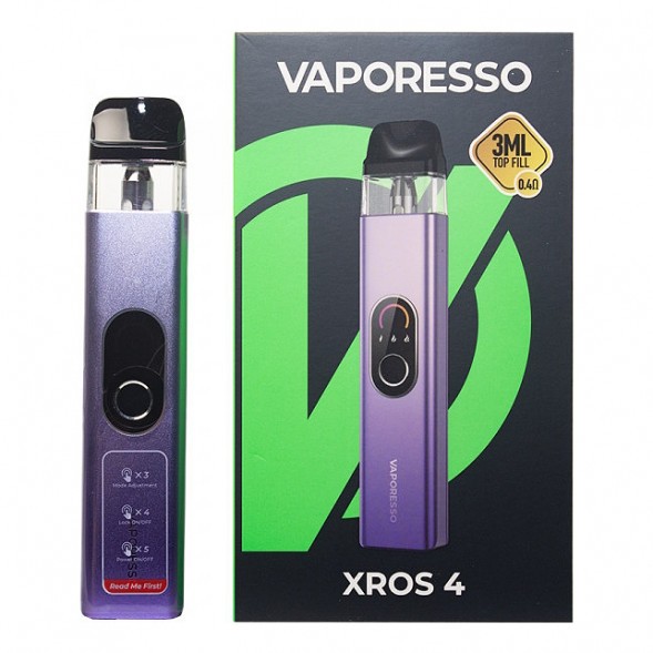 Электронная сигарета Vaporesso XROS 4 - Lilac Purple (Сиренево-Фиолетовая) купить в Волгограде