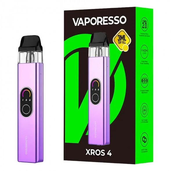 Электронная сигарета Vaporesso XROS 4 - Lilac Purple (Сиренево-Фиолетовая) купить в Волгограде