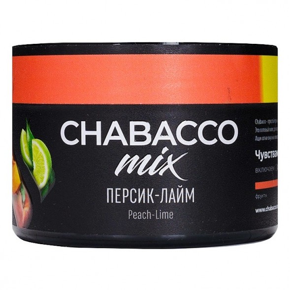 Смесь Chabacco MIX MEDIUM - Peach Lime (Персик - Лайм, 40 грамм) купить в Волгограде
