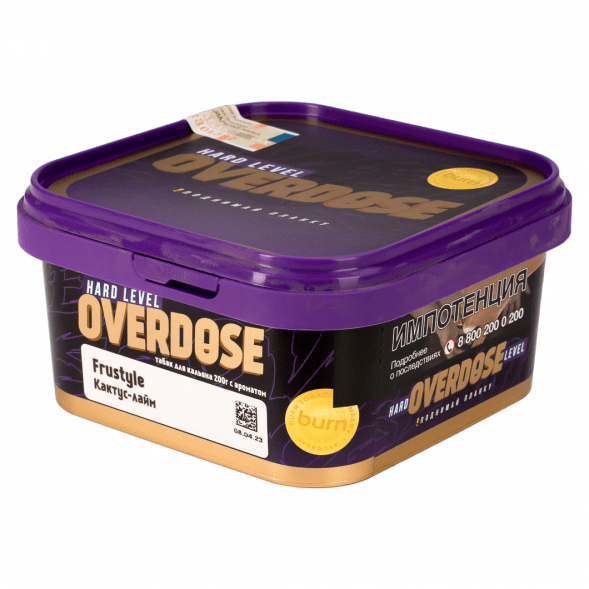 Табак Overdose - Frustyle (Кактус-Лайм, 200 грамм) купить в Волгограде