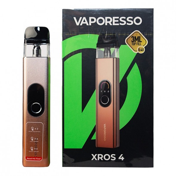 Электронная сигарета Vaporesso XROS 4 - Champagne Gold (Шампанское Золото) купить в Волгограде
