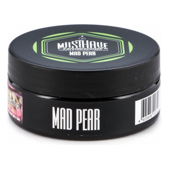 Табак Must Have - Mad Pear (Сумасшедшая Груша, 125 грамм) купить в Волгограде