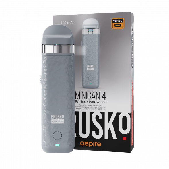 Электронная сигарета Brusko - Minican 4 (Серый) купить в Волгограде