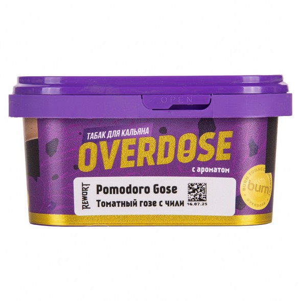 Табак Overdose - Pomodoro Gose (Томатный Гозе с Чили, 200 грамм) купить в Волгограде