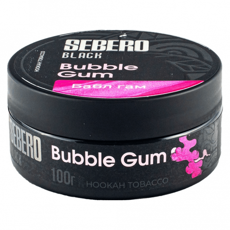 Табак Sebero Black - Bubble Gum (Бабл Гам, 100 грамм) купить в Волгограде