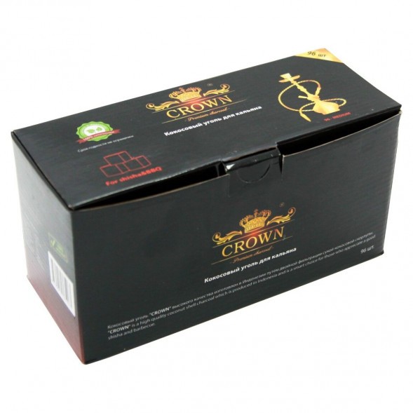 Уголь Crown (22 мм, 96 кубиков) купить в Волгограде