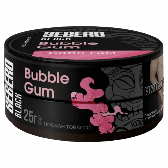 Табак Sebero Black - Bubble Gum (Бабл Гам, 25 грамм) купить в Волгограде