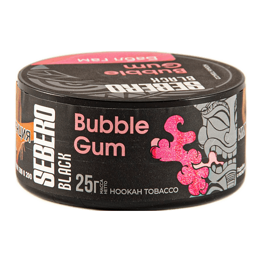 Табак Sebero Black - Bubble Gum (Бабл Гам, 25 грамм) купить в Волгограде