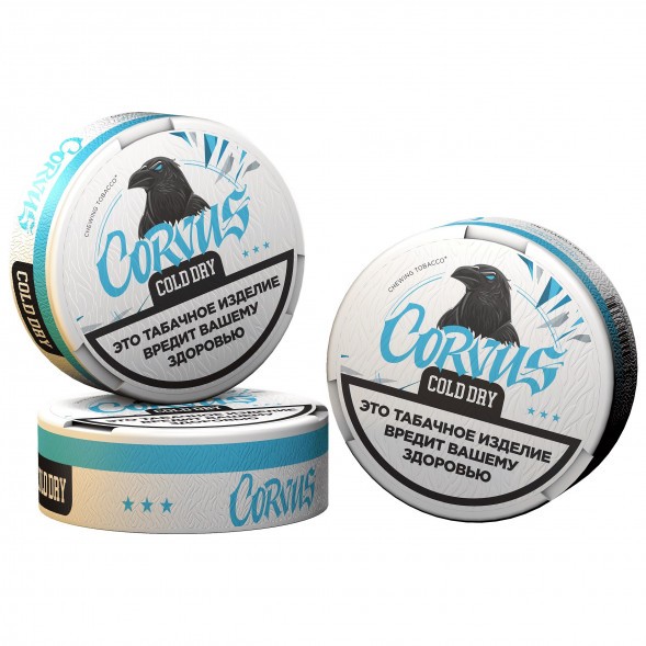 Табак жевательный CORVUS - Cold Dry MEDIUM (13 грамм) купить в Волгограде