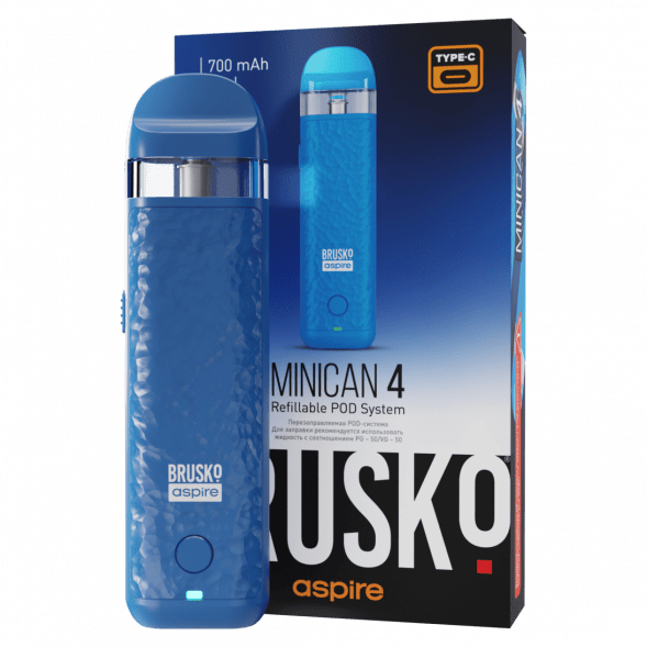 Электронная сигарета Brusko - Minican 4 (Синий) купить в Волгограде