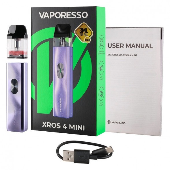 Электронная сигарета Vaporesso XROS 4 Mini - Ice Purple (Фиолетовый Лёд) купить в Волгограде
