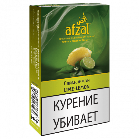 Табак Afzal - Lime-Lemon (Лимон и Лайм, 40 грамм) купить в Волгограде