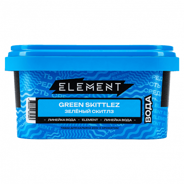 Табак Element Вода - Green Skittlez (Зелёный Скитлз, 200 грамм) купить в Волгограде
