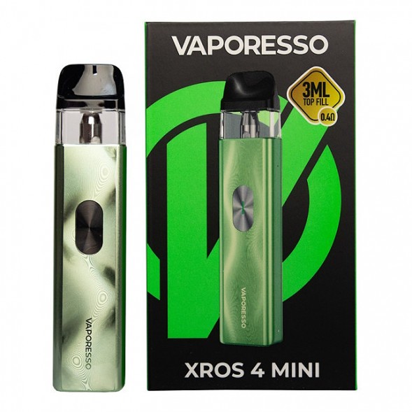 Электронная сигарета Vaporesso XROS 4 Mini - Ice Green (Зелёный Лёд) купить в Волгограде