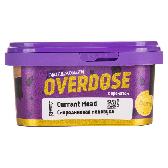 Табак Overdose - Currant Mead (Смородиновая Медовуха, 200 грамм) купить в Волгограде