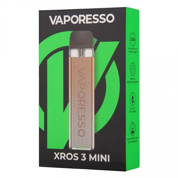 Электронная сигарета Vaporesso XROS 3 Mini - Phantom Gold купить в Волгограде