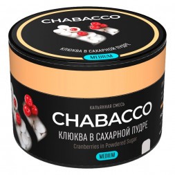 Смесь Chabacco MEDIUM - Cranberries in Sugar (Клюква в Сахарной Пудре, 40 грамм)
