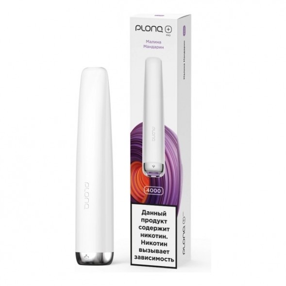 PLONQ PLUS PRO - Малина Мандарин (Raspberry Tangerine, 4000 затяжек) купить в Волгограде