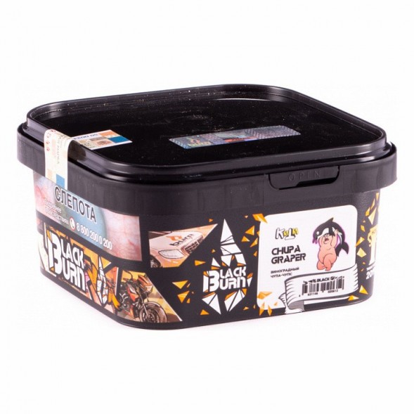 Табак BlackBurn - Chupa Graper (Виноградный Чупа-Чупс, 200 грамм) купить в Волгограде