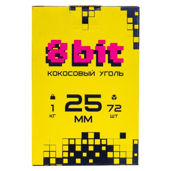 Уголь 8 Bit (25 мм, 72 кубика) купить в Волгограде