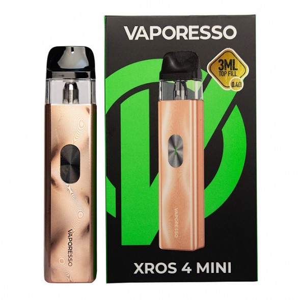 Электронная сигарета Vaporesso XROS 4 Mini - Champagne Gold (Золотое Шампанское) купить в Волгограде