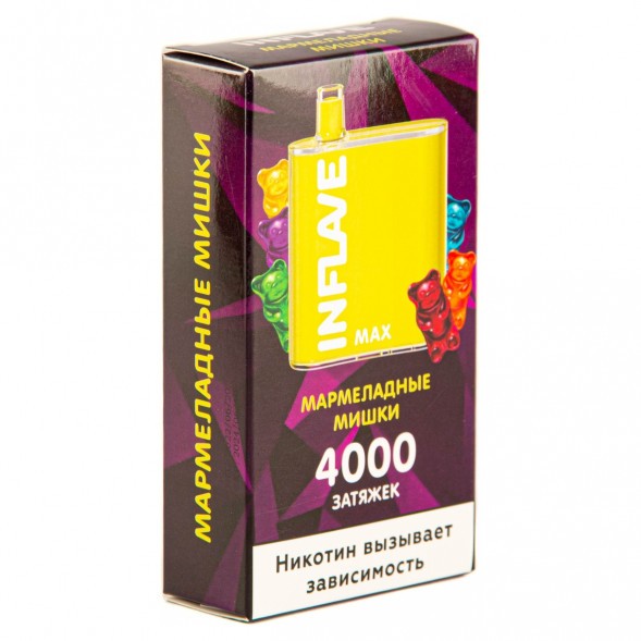 INFLAVE MAX - Мармеладные Мишки (4000 затяжек) купить в Волгограде