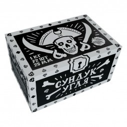 Уголь Хулиган - Сундук Угля (25 мм, 72 кубика)