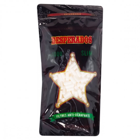 Фильтры для самокруток Desperado - Slim (1000 штук, 15х6 мм) купить в Волгограде