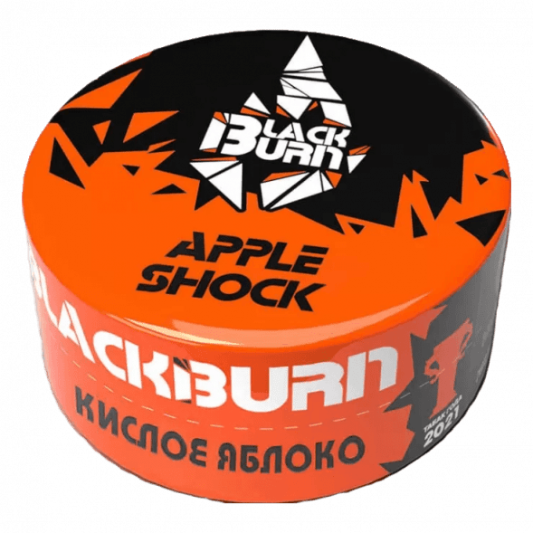 Табак BlackBurn - Apple Shock (Кислое Яблоко, 25 грамм) купить в Волгограде