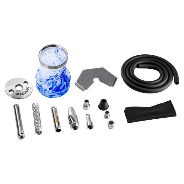 Кальян Pizduk PRO - Black-Bag (Бело-Синяя Колба) купить в Волгограде