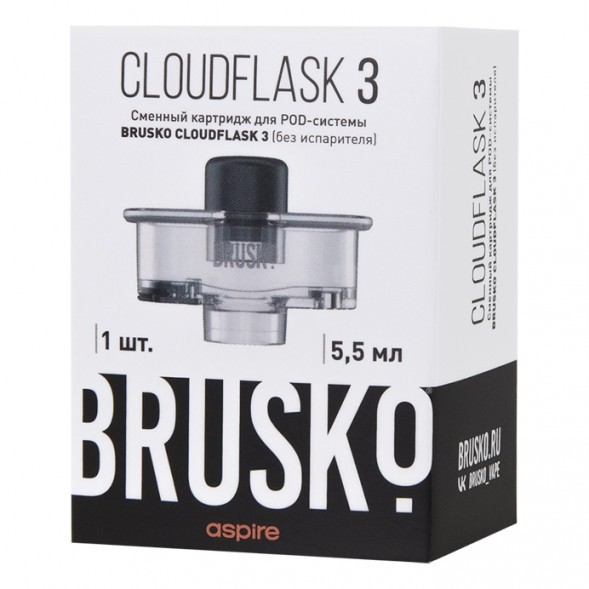 Сменный картридж Brusko - Cloudflask 3 (5.5 мл., 1 шт., без испарителя) купить в Волгограде