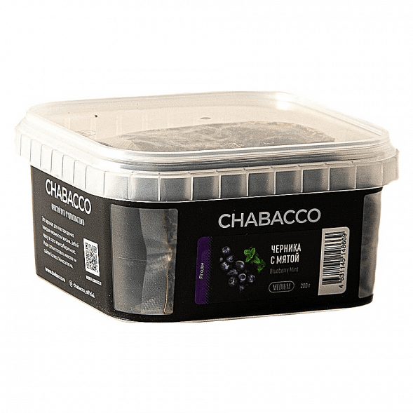 Смесь Chabacco MEDIUM - Blueberry Mint (Черника с Мятой, 200 грамм) купить в Волгограде