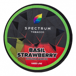 Табак Spectrum Hard - Basil Strawberry (Клубника Базилик, 25 грамм)