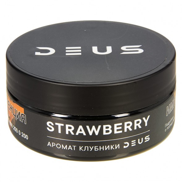 Табак Deus - Strawberry (Клубника, 100 грамм) купить в Волгограде