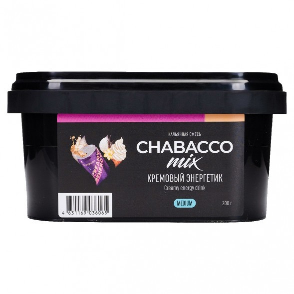 Смесь Chabacco MIX MEDIUM - Creamy Energy Drink (Кремовый Энергетик, 200 грамм) купить в Волгограде