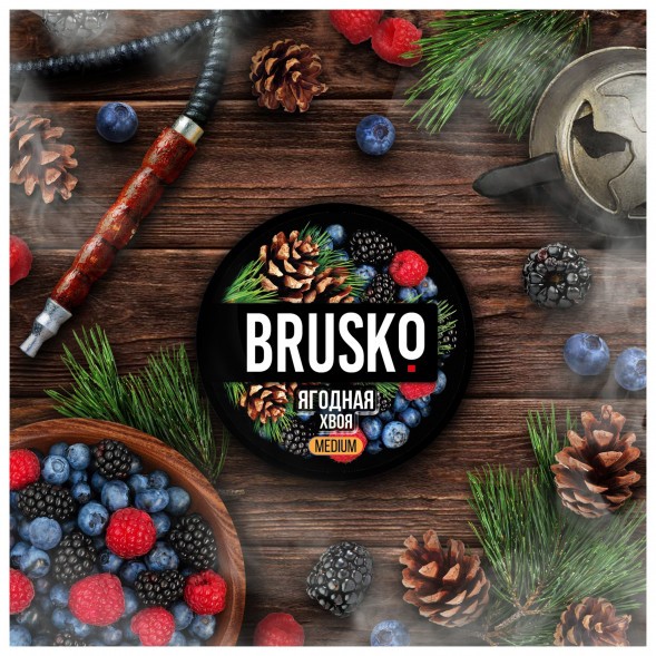 Смесь Brusko Medium - Ягодная Хвоя (50 грамм) купить в Волгограде