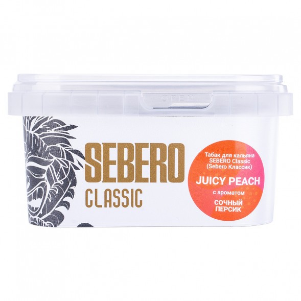 Табак Sebero - Juicy Peach (Сочный Персик, 200 грамм) купить в Волгограде