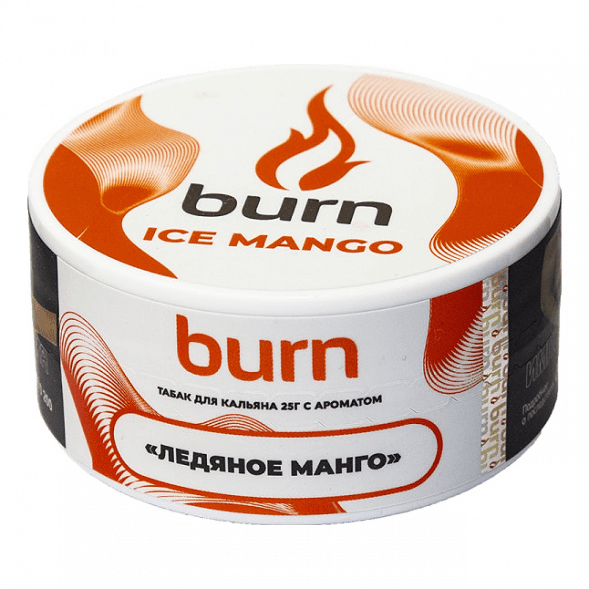 Табак Burn - Ice Mango (Ледяное Манго, 25 грамм) купить в Волгограде