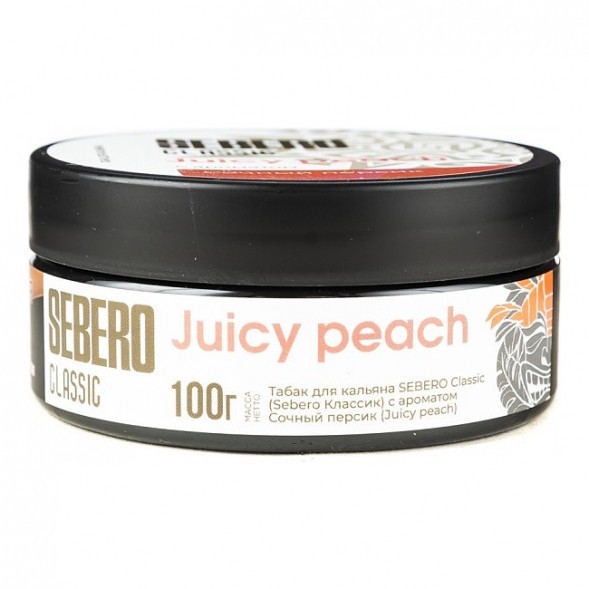Табак Sebero - Juicy Peach (Сочный Персик, 100 грамм) купить в Волгограде