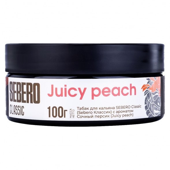 Табак Sebero - Juicy Peach (Сочный Персик, 100 грамм) купить в Волгограде