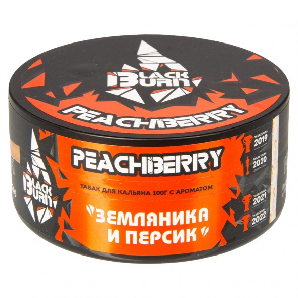 Табак BlackBurn - Peachberry (Земляника и Персик, 100 грамм) купить в Волгограде