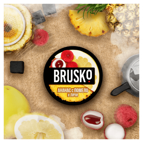 Смесь Brusko Medium - Ананас с Помело и Личи (50 грамм) купить в Волгограде