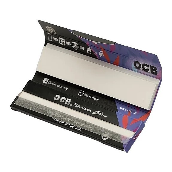 Бумага для самокруток OCB - SLIM Premium +FILTERS (32 штуки) купить в Волгограде