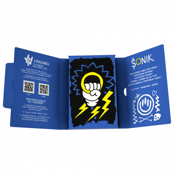 Табак Хулиган Hard - Sonik (Фруктовые Кукурузные Колечки, 25 грамм) купить в Волгограде